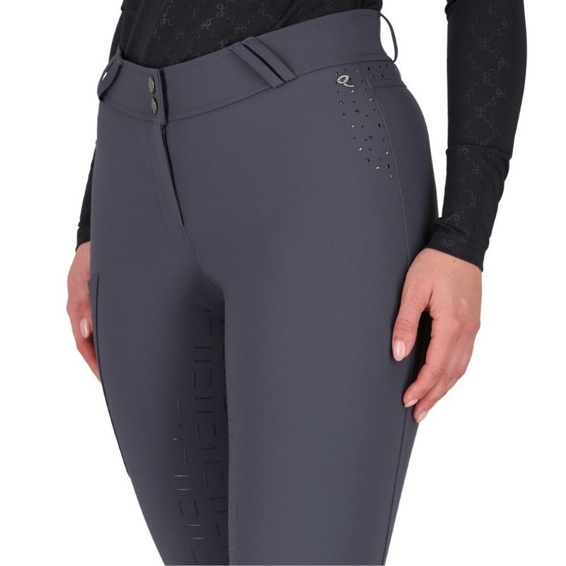 Culotte d'équitation Livora Full Grip Gris