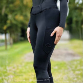 Legging d'équitation Valletta Full Grip Noir Legging d'équitation Valletta Full Grip Noir