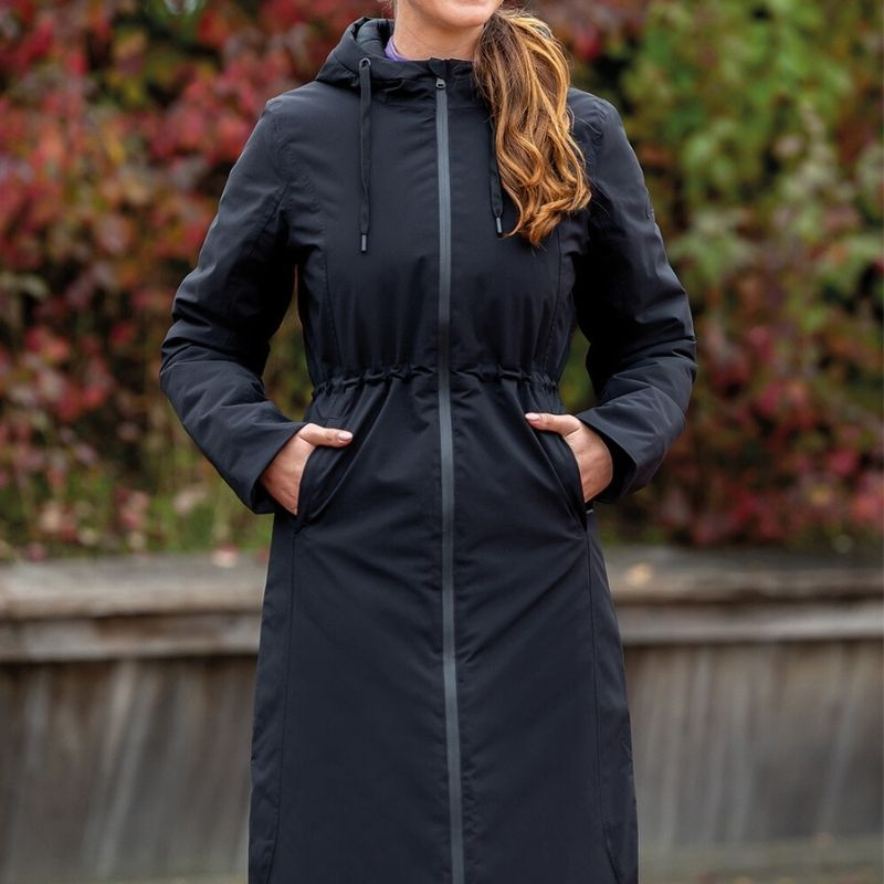 Manteaux d'équitation Livora Waterproof Noir
