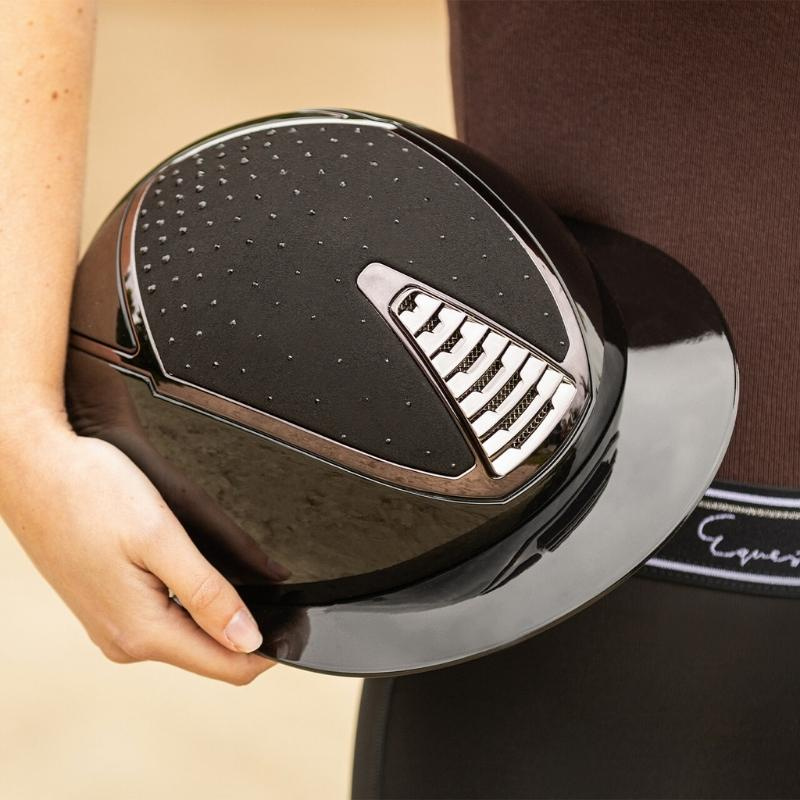Casque d'équitation Memphis Polo Visor Noir