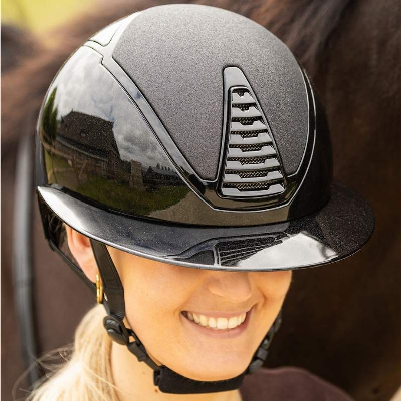 Casque d'équitation Glendale Polo Visor Noir