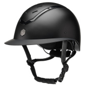 Casque d'équitation Kylo Mat Visière Noir/Noir Casque d'équitation Kylo Mat Visière Noir/Noir