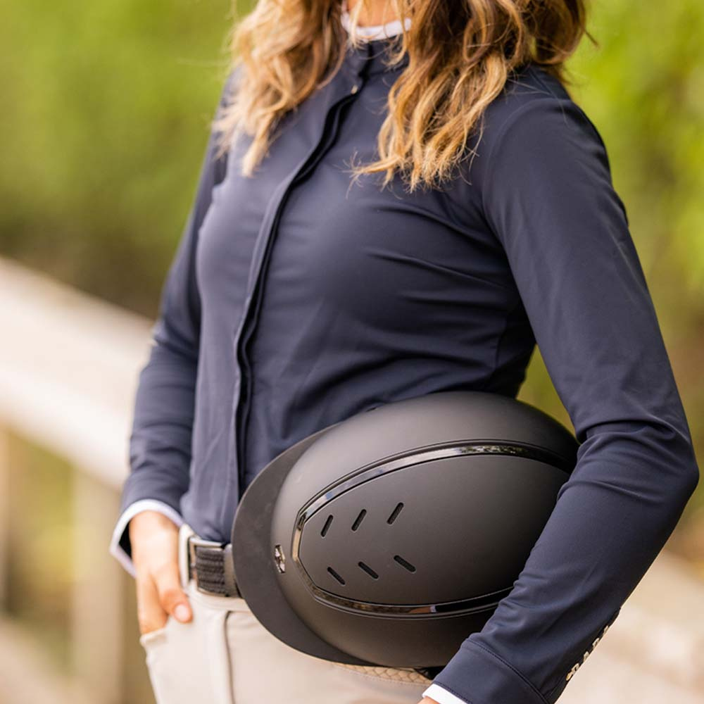 Casque d'équitation MIPS Kylo Mat Noir/Noir