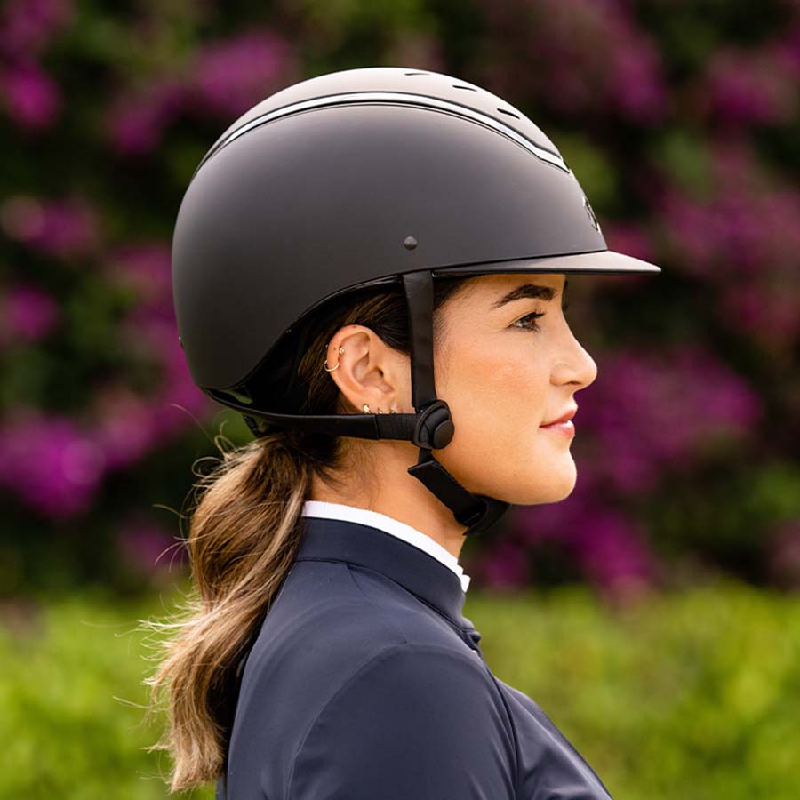Casque d'équitation MIPS Kylo Mat Noir/Noir