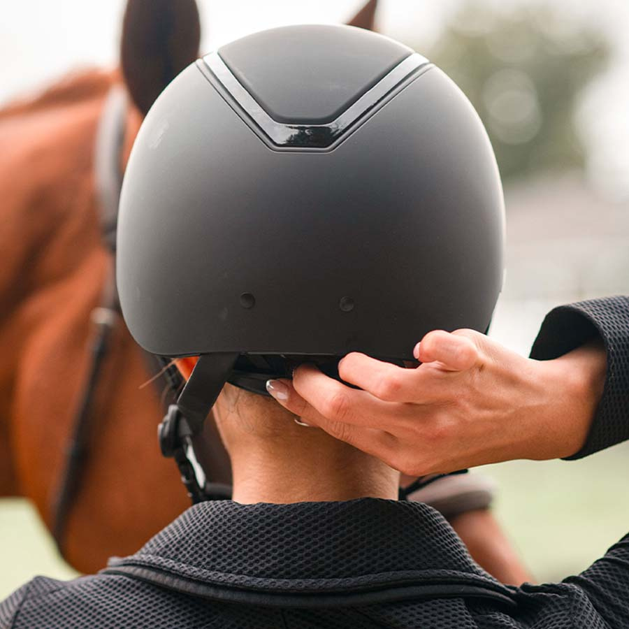 Casque d'équitation MIPS Kylo Mat Noir/Noir