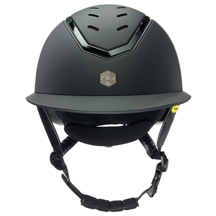 Casque d'équitation MIPS Kylo Mat Visière Noir/Noir