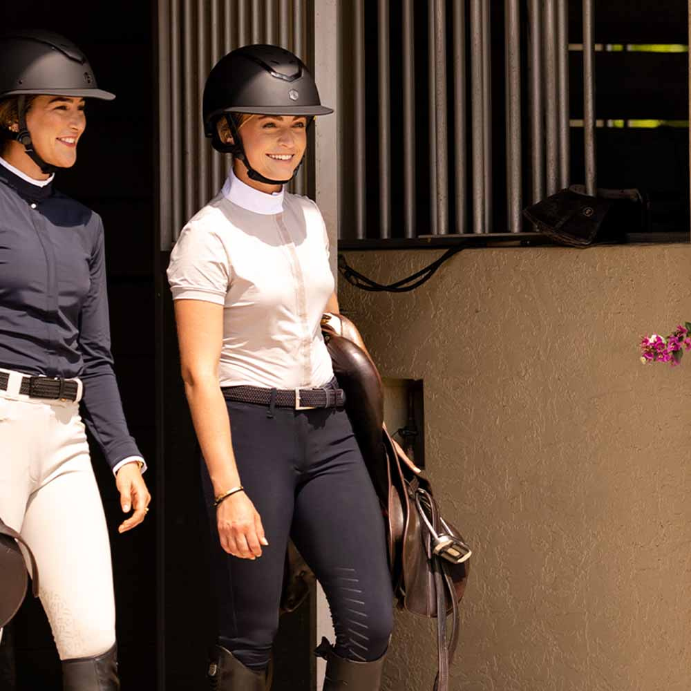 Casque d'équitation MIPS Kylo Mat Visière Noir/Noir