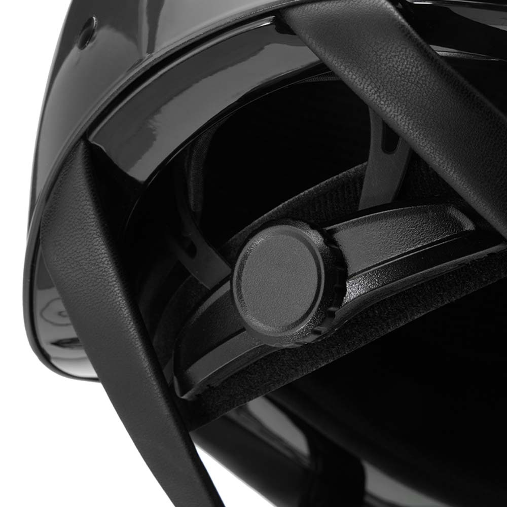 Casque d'équitation MIPS Kylo Gloss Paillettes Visière Noir/Rose doré