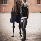 Chaps en cuir longs Noir Chaps en cuir longs Noir