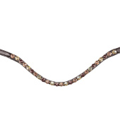 Bridon de dressage X-Line Goldheart Marron Bridon de dressage X-Line Goldheart Marron