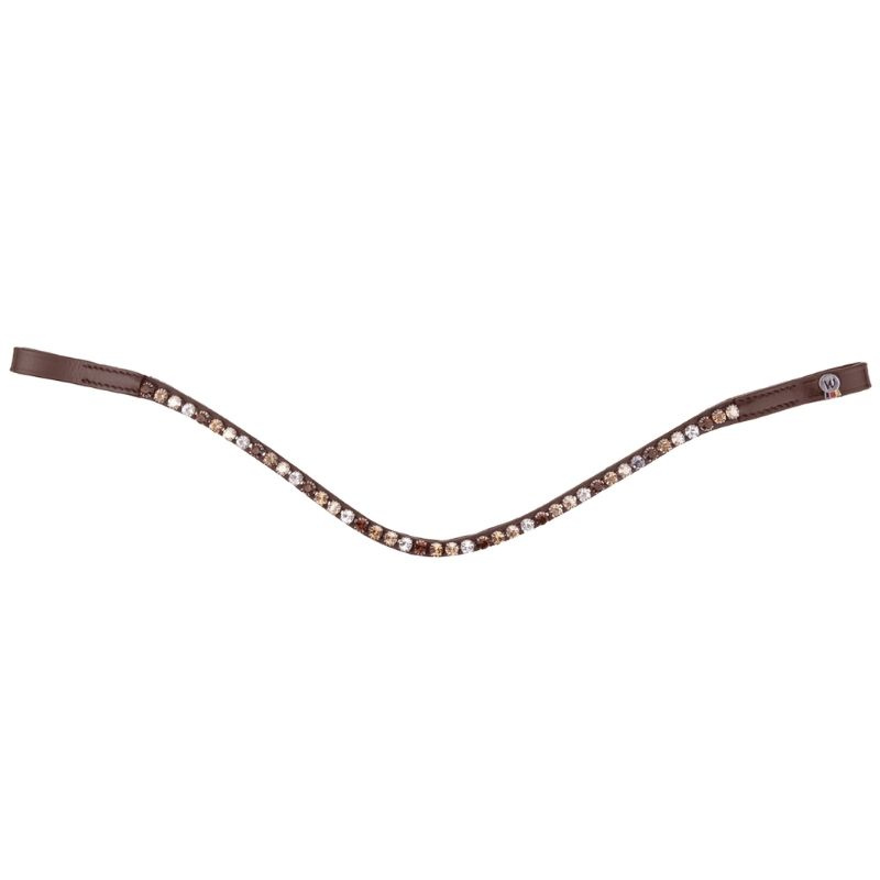 Frontal Glam X-Line Marron/Or/Argent