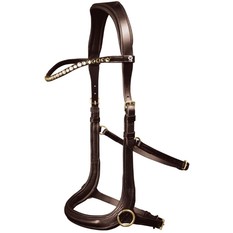 Bridon sans mors Sensation X-Line Marron