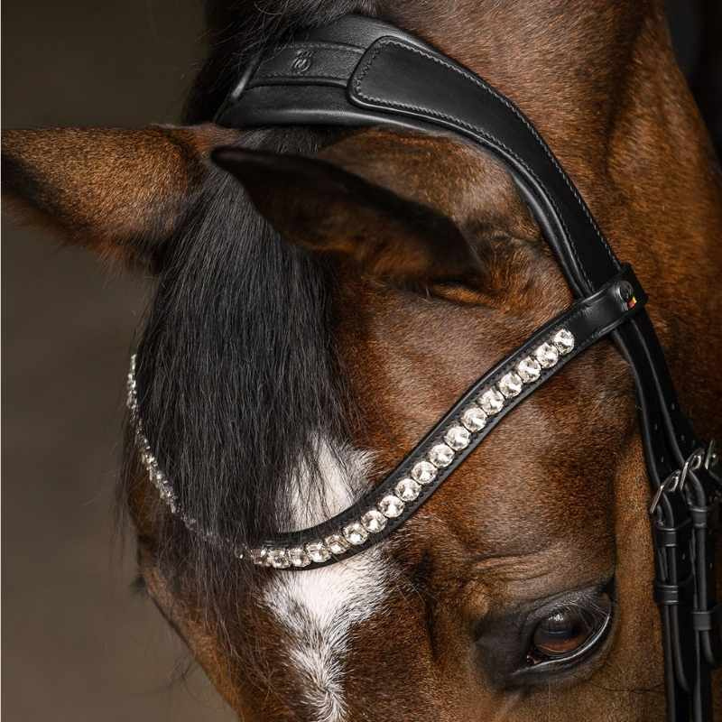Bride de dressage Evermore X-Line Noir/Blanc