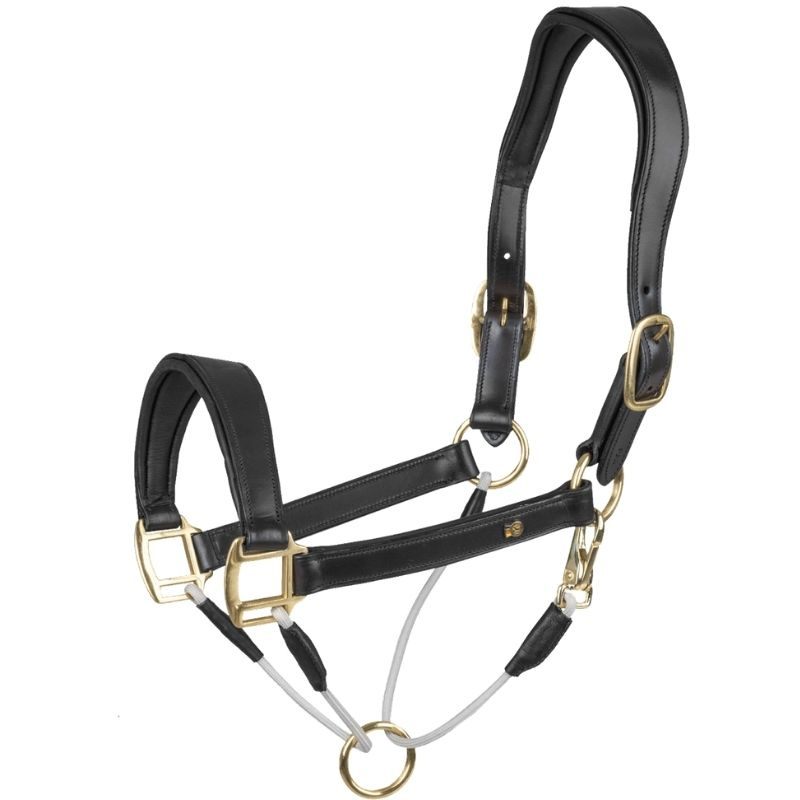 Licol en cuir Rope Royal S-Line Noir