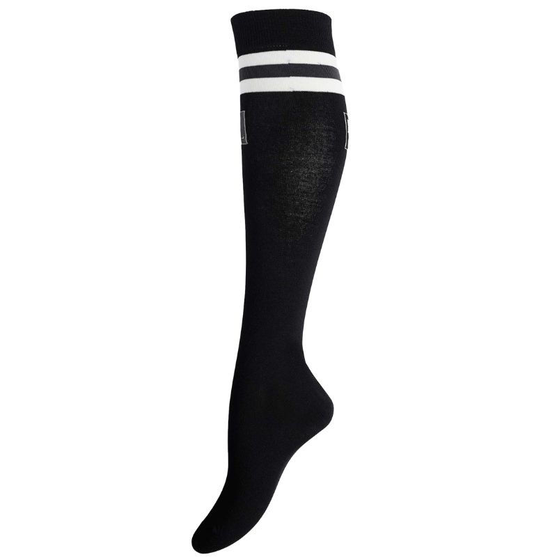 Chaussettes d'équitation Classic Unisex Coolmax Noir