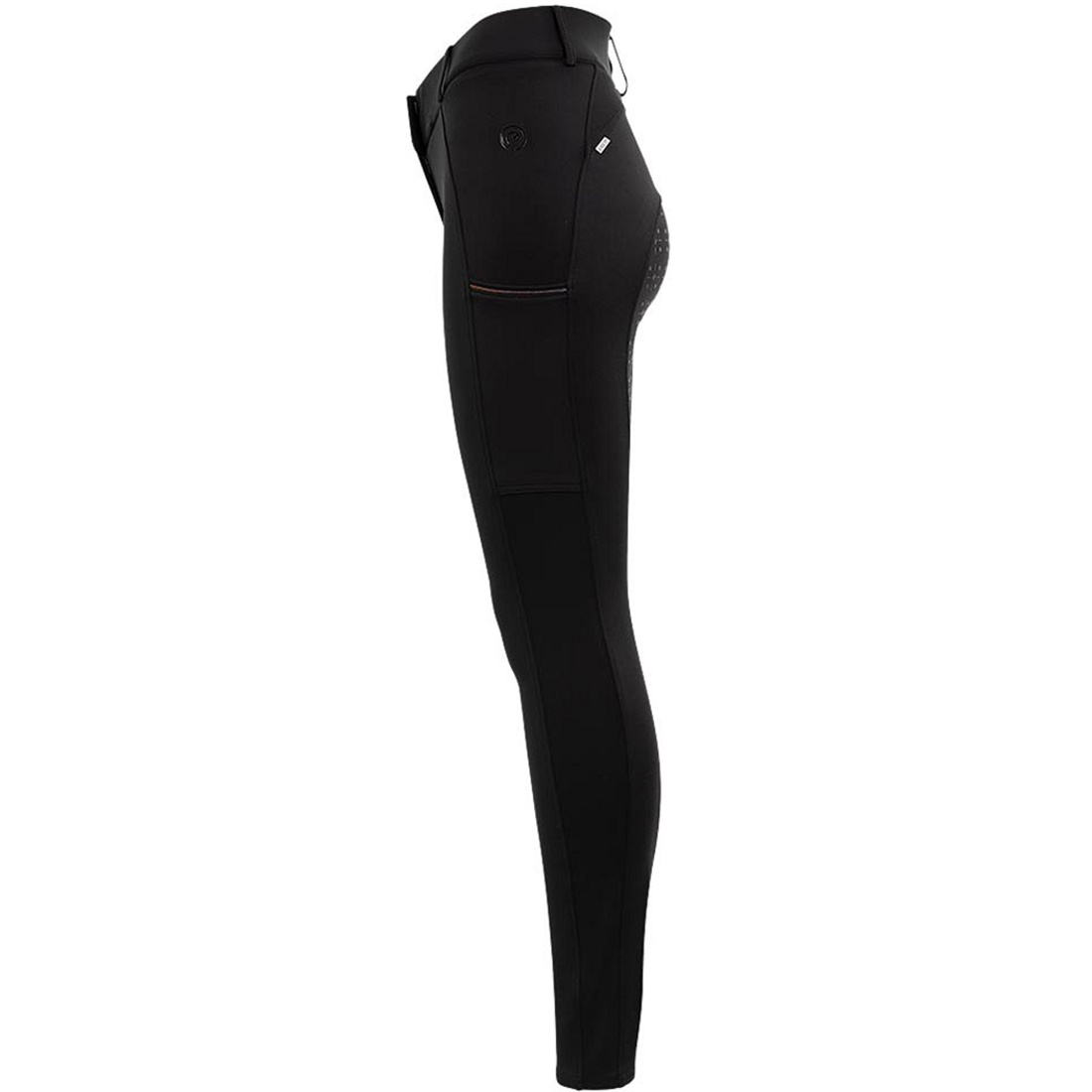 Pantalon d'Équitation Prime Silicone Full Grip Noir