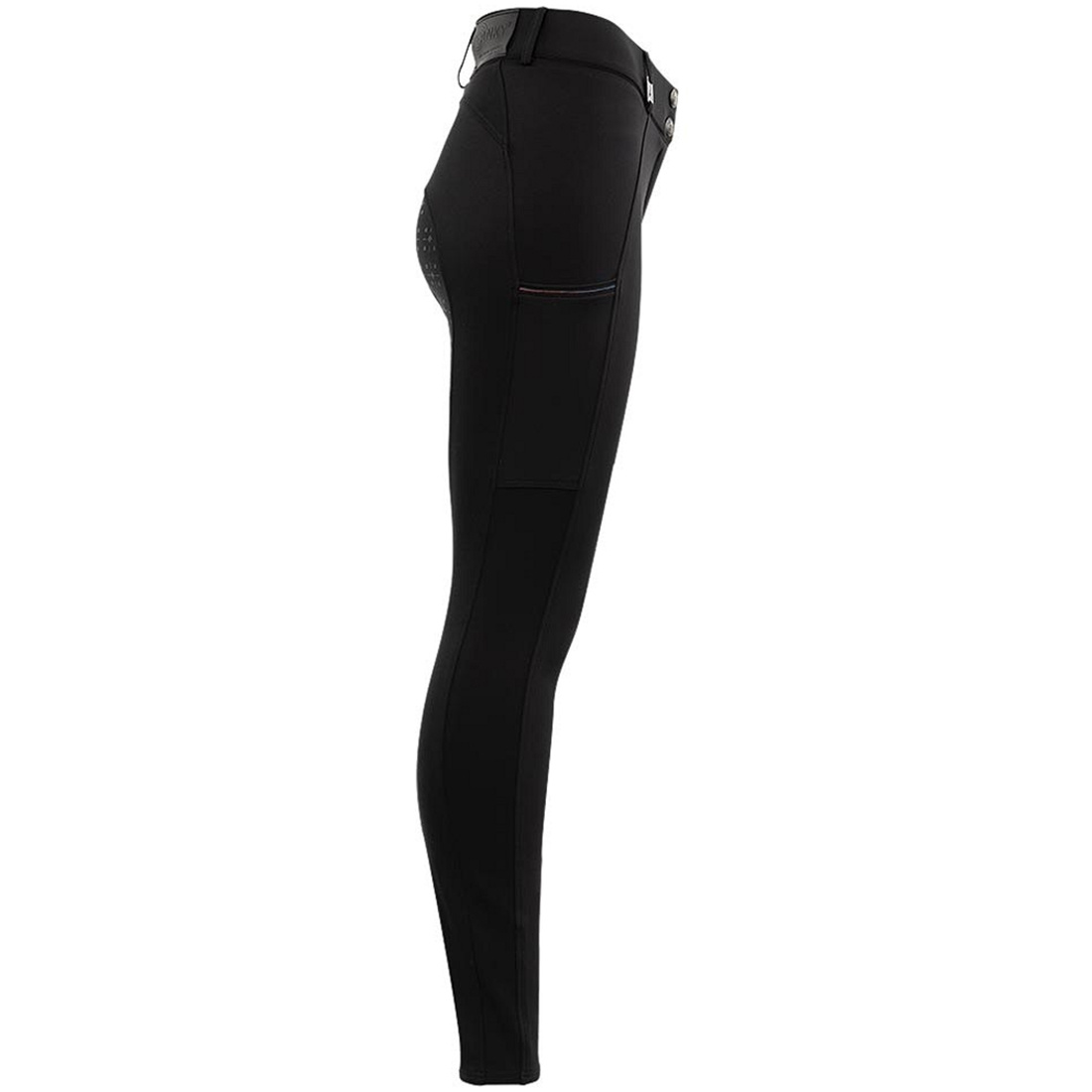 Pantalon d'Équitation Prime Silicone Full Grip Noir