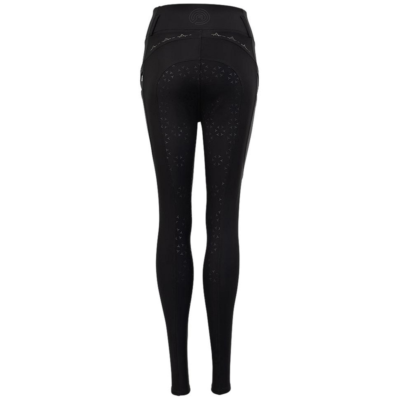 Collants d'équitation Tregging Exposure Silicone Full Seat Noir