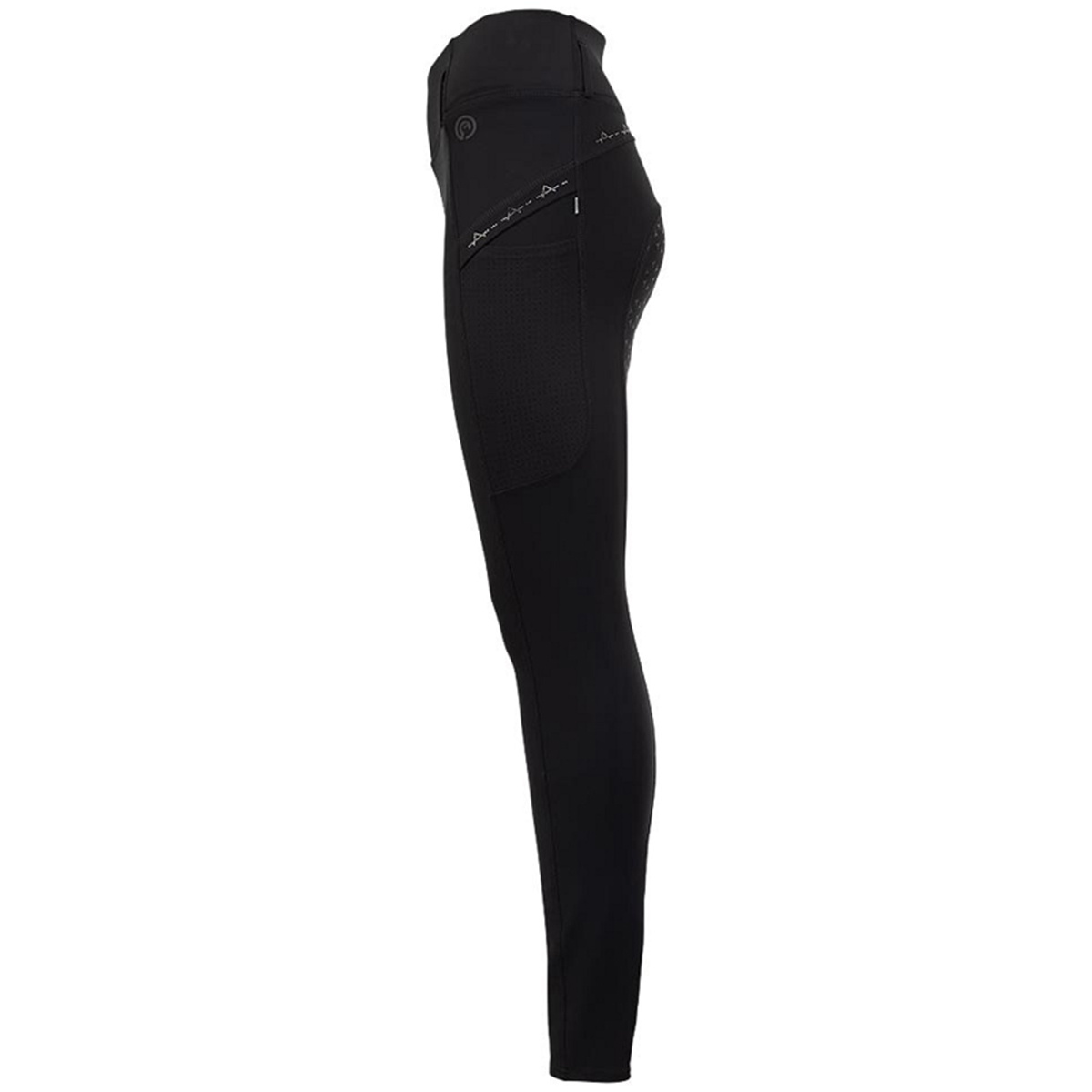 Collants d'équitation Tregging Exposure Silicone Full Seat Noir