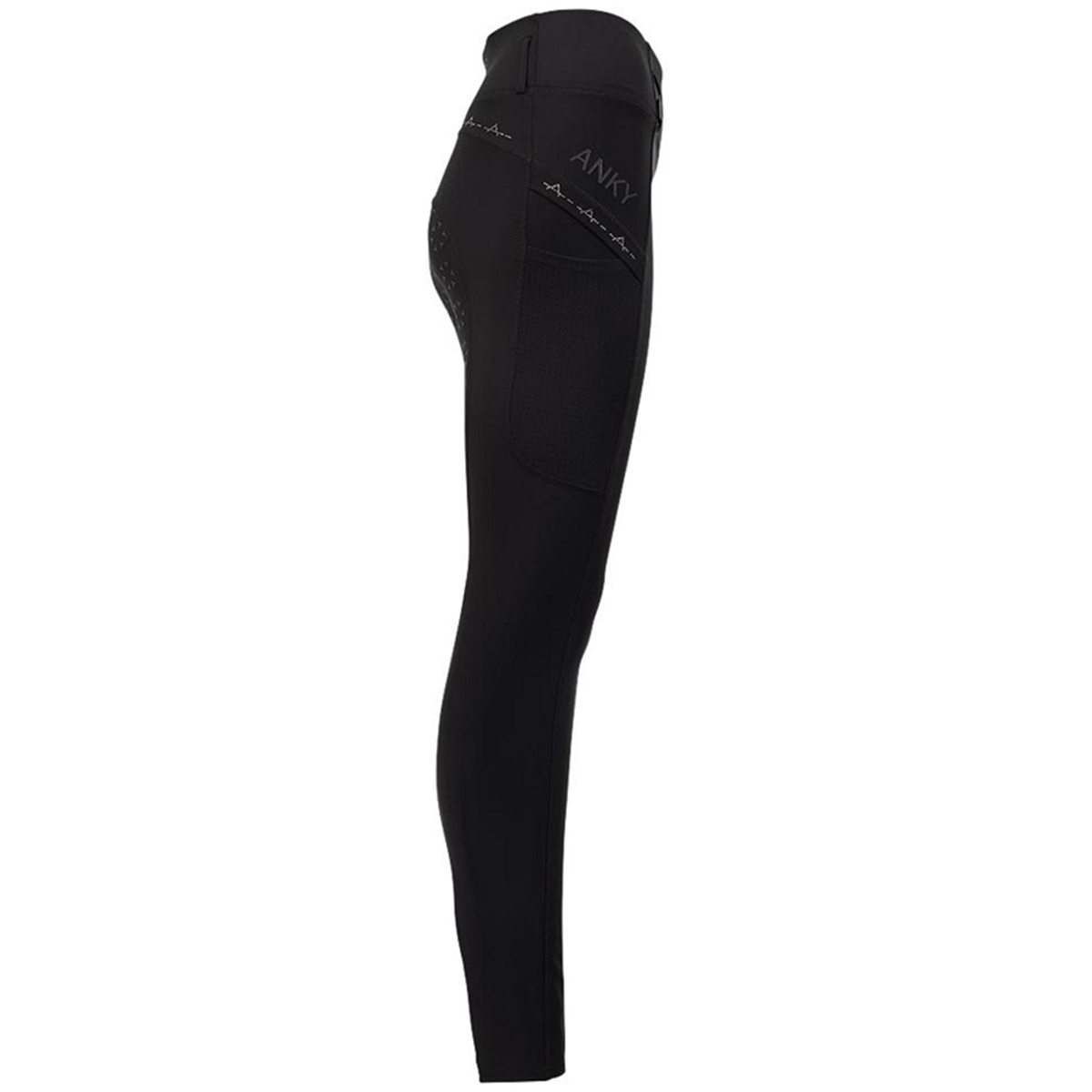 Collants d'équitation Tregging Exposure Silicone Full Seat Noir