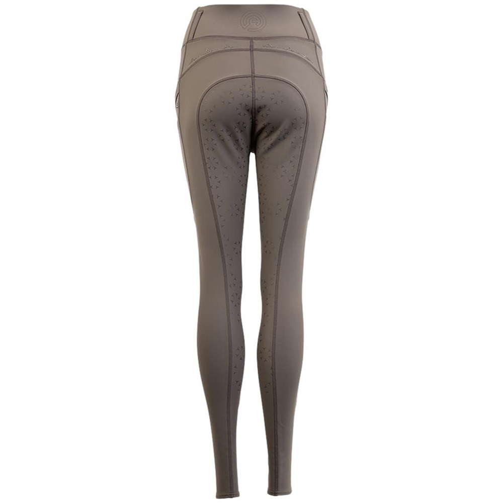 Collants d'équitation Tregging Exposure Silicone Full Seat Taupe