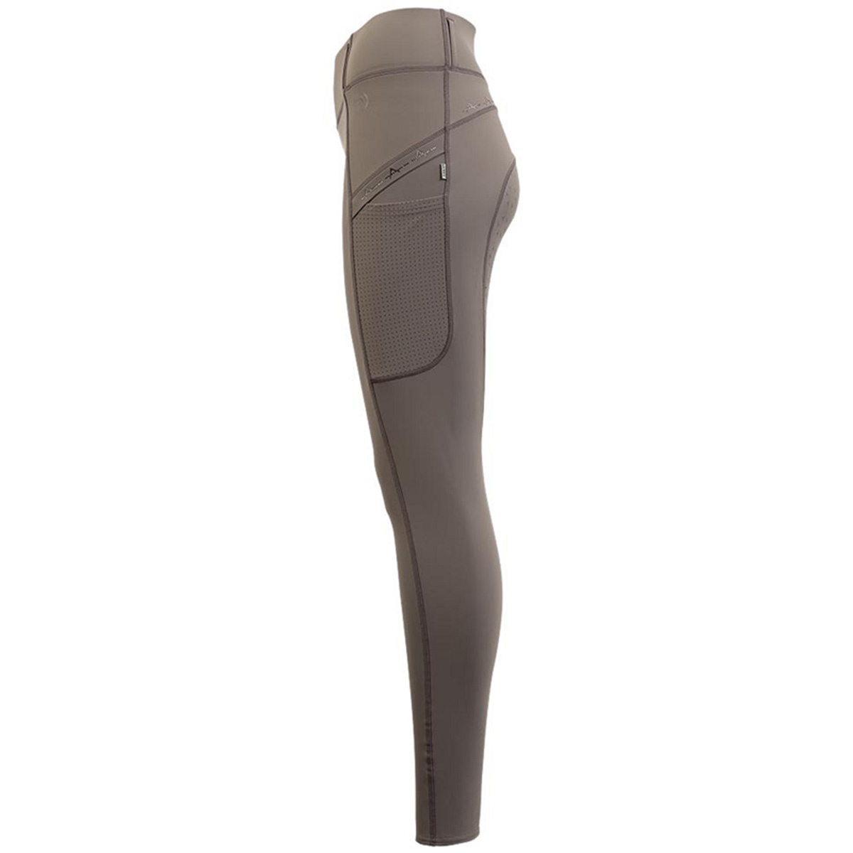 Collants d'équitation Tregging Exposure Silicone Full Seat Taupe