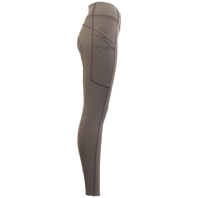 Collants d'équitation Tregging Exposure Silicone Full Seat Taupe