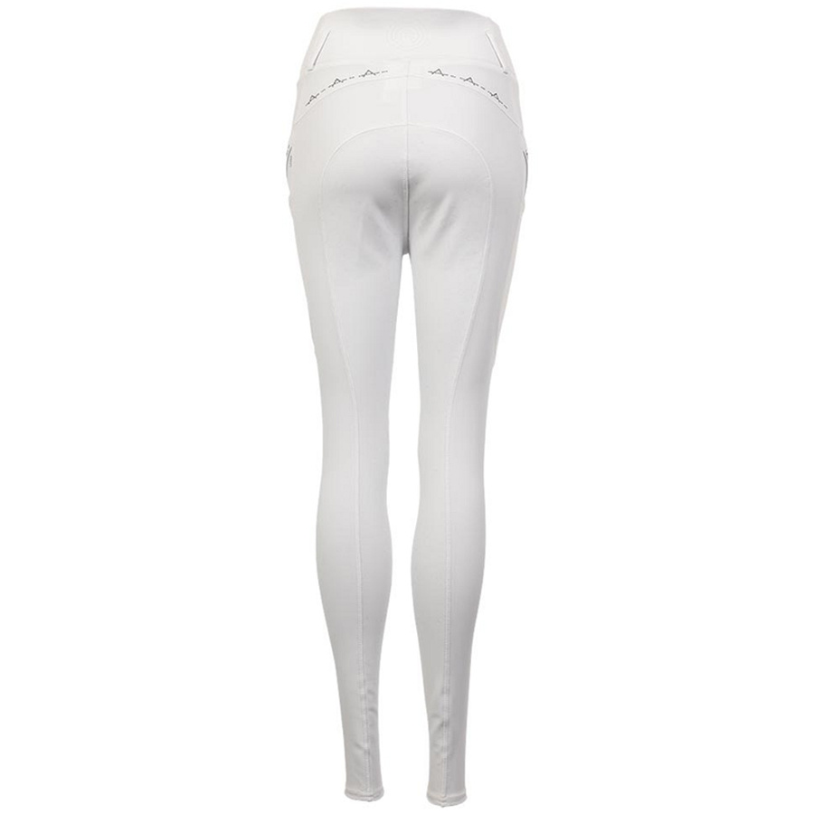Collants d'équitation Tregging Exposure Silicone Full Seat Blanc