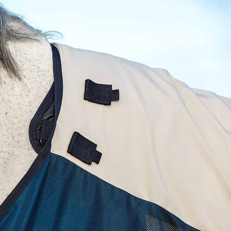 Couverture imperméable et anti-mouches de la série d'été Rambo Marine/Grise