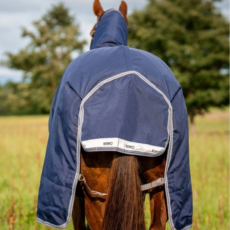 Couverture de pluie Rhino Plus 1000D 0g Bleu marine/Gris/Bleu