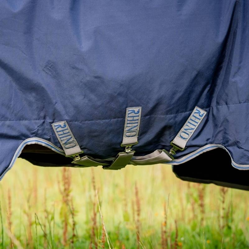 Couverture de pluie Rhino Plus 1000D 0g Bleu marine/Gris/Bleu