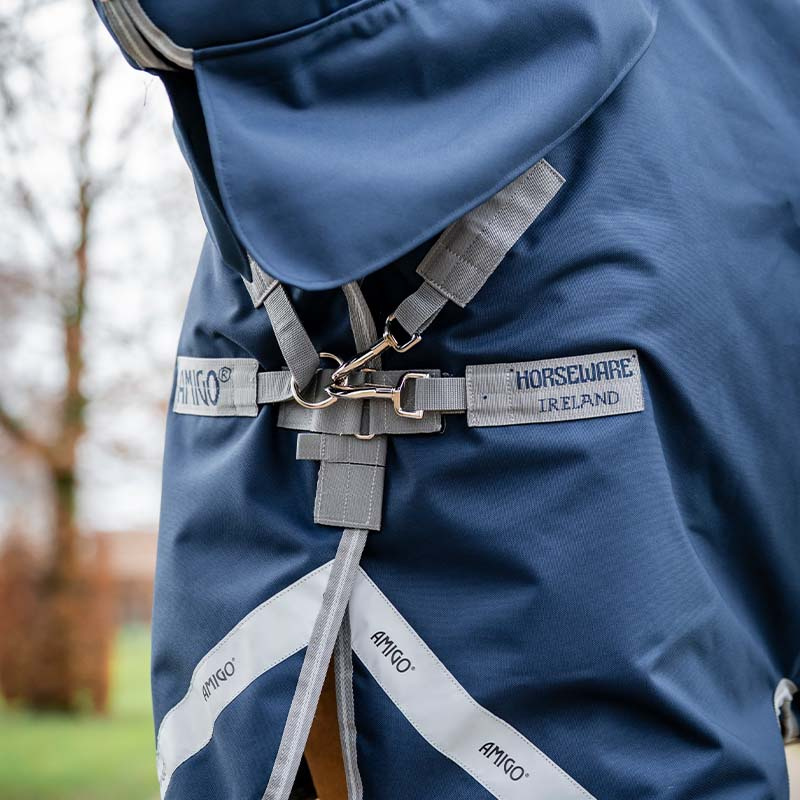 Couverture imperméable Amigo Integrated 1200D 0g Marine/Gris/Argent