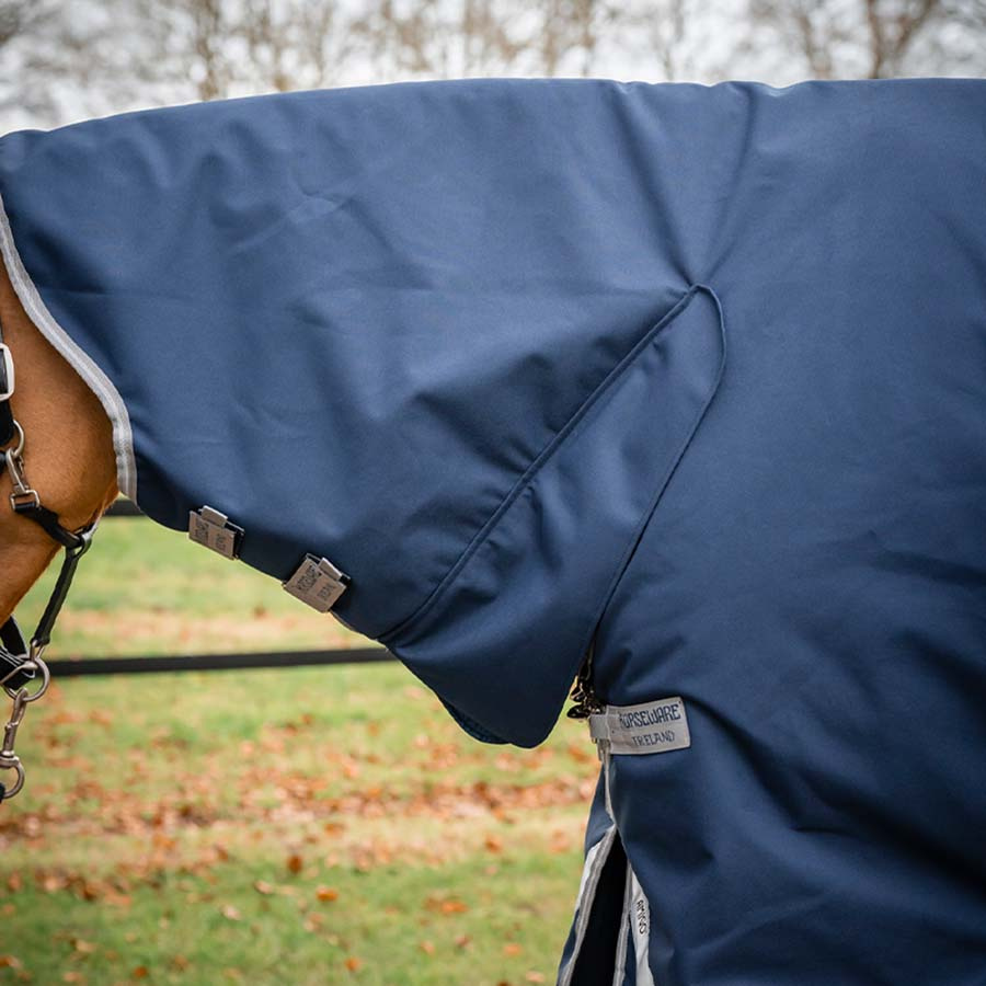 Couverture imperméable Amigo Integrated 1200D 50g Marine/Gris/Argent