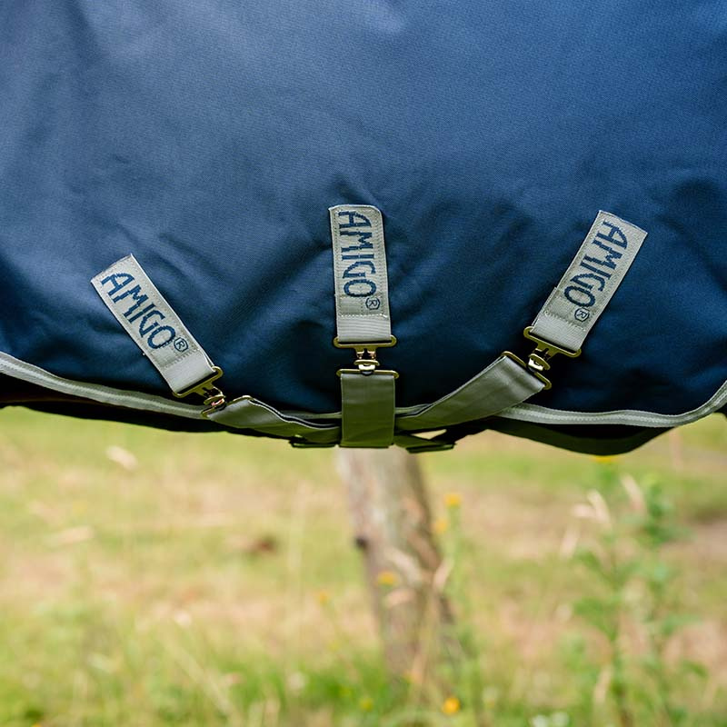 Couverture imperméable Amigo Plus 1200D 50g Marine/Gris/Argent