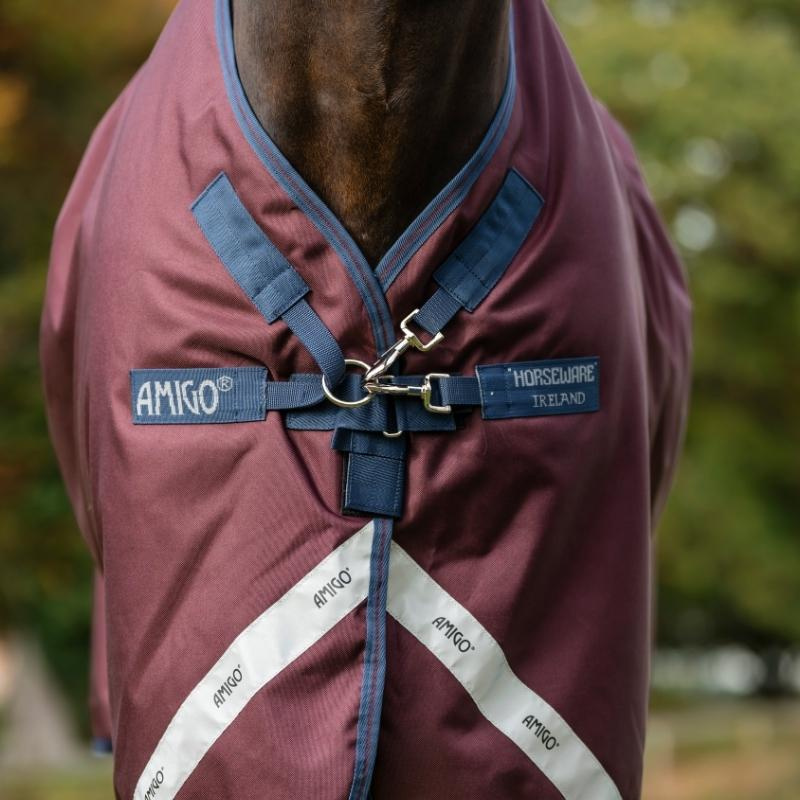 Couverture de pluie Amigo Plus 1200D 50g Bordeaux/Bleu marine/Gris