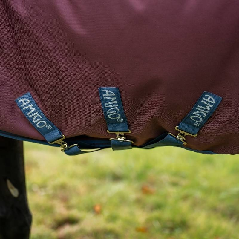 Couverture de pluie Amigo Plus 1200D 50g Bordeaux/Bleu marine/Gris