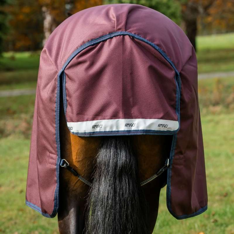 Couverture de pluie Amigo Plus 1200D 50g Bordeaux/Bleu marine/Gris