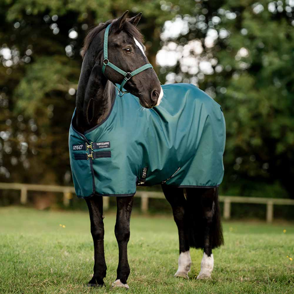 Couverture imperméable Amigo Ripstop 900D 0g Vert/Bleu marine/Argent