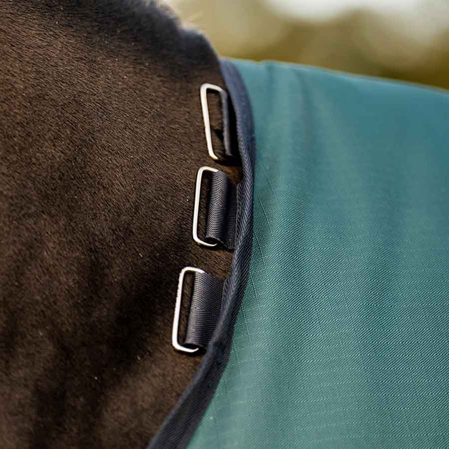 Couverture imperméable Amigo Ripstop 900D 0g Vert/Bleu marine/Argent