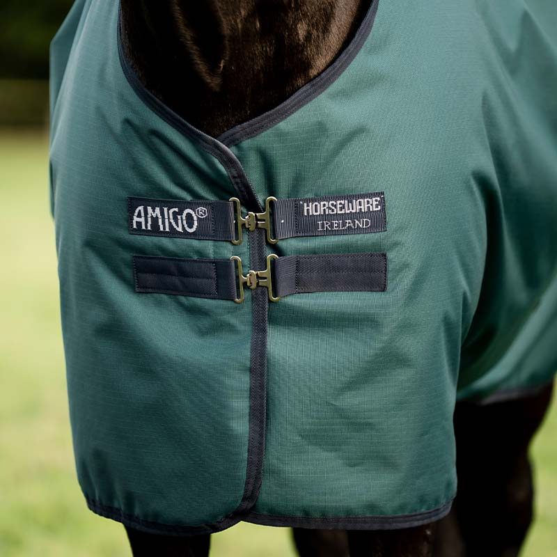 Couverture imperméable Amigo Ripstop 900D 50g Vert/Bleu marine/Argent