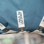 Couverture d'hiver AmEco Bravo 12 Plus Turnout 100g Turquoise