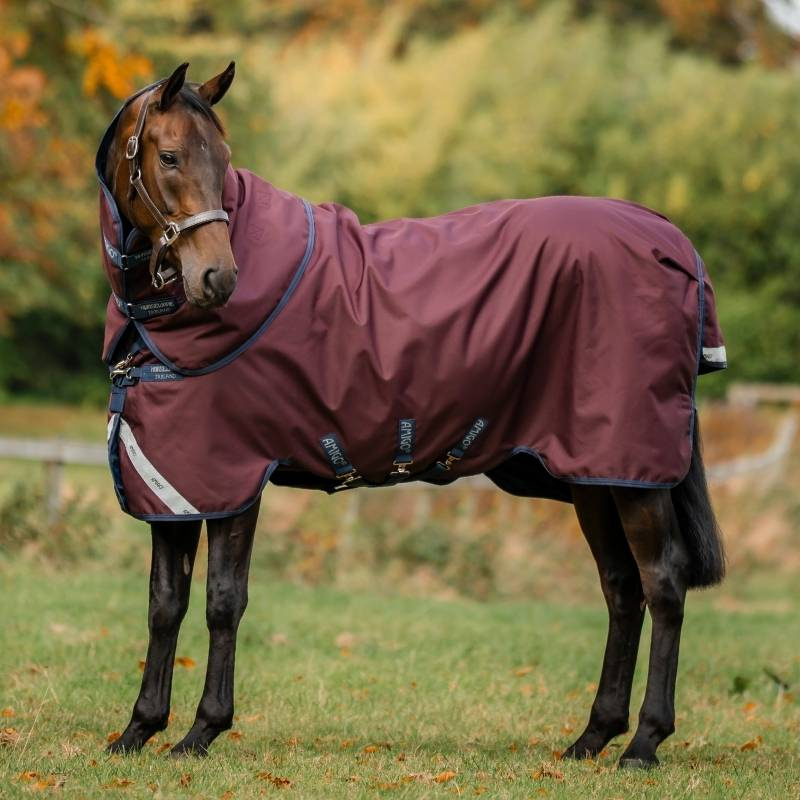 Couverture de pluie Amigo Plus 1200D 0g Bordeaux/Bleu marine/Gris