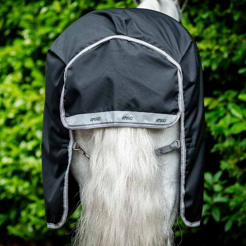 Couverture d'hiver Amigo Bravo 12 1200D Plus 250g Noir/Gris