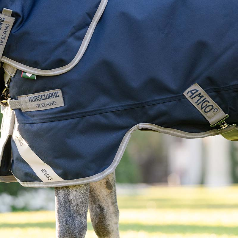 Couverture imperméable Amigo 1200D Plus Pony 0g Marine/Gris/Argent