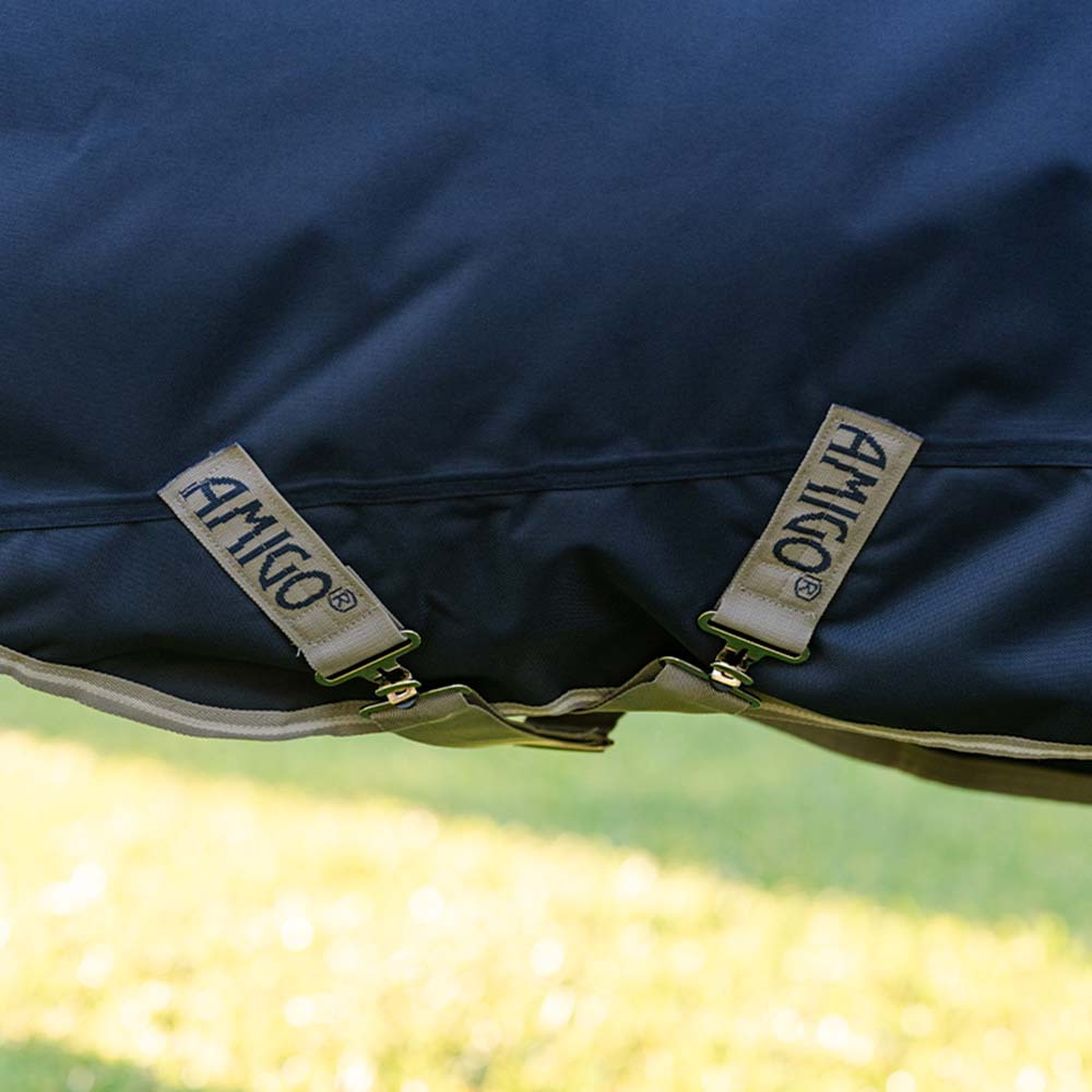 Couverture imperméable Amigo 1200D Plus Pony 0g Marine/Gris/Argent