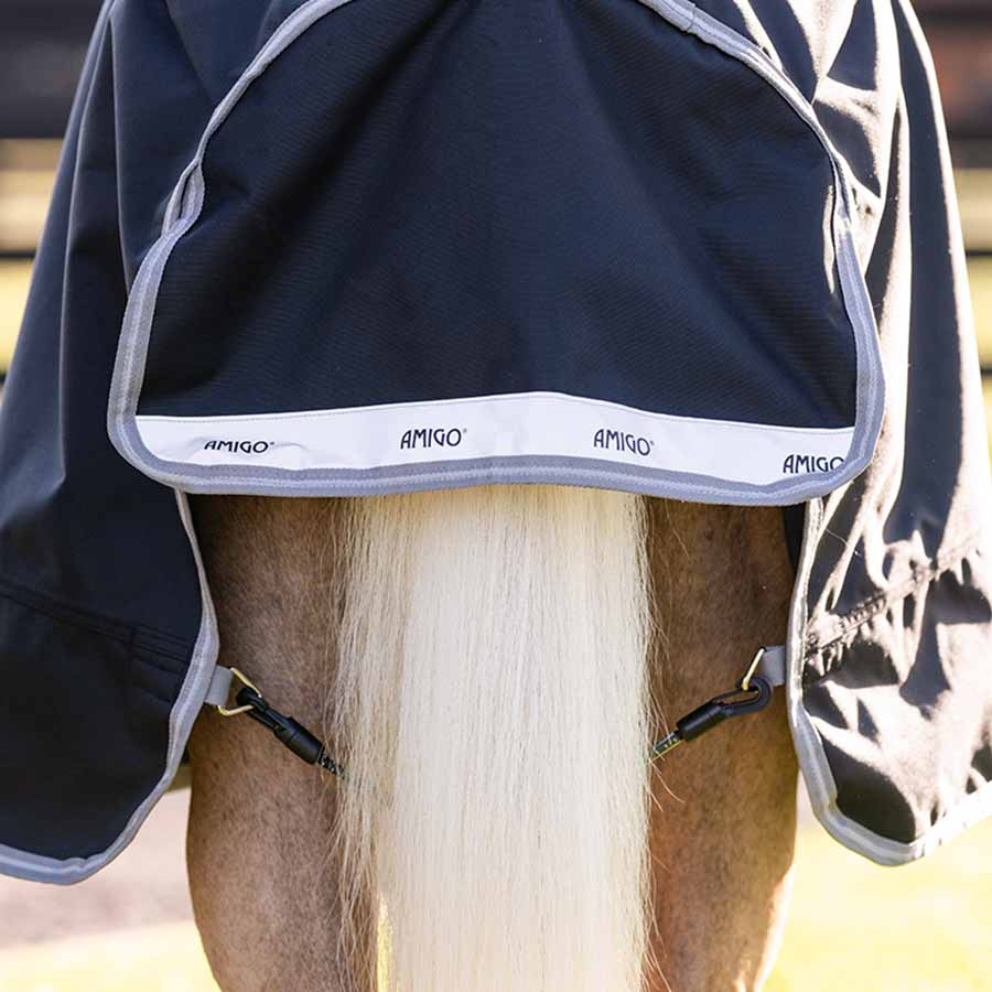 Couverture imperméable Amigo 1200D Plus Pony 0g Noir/Gris