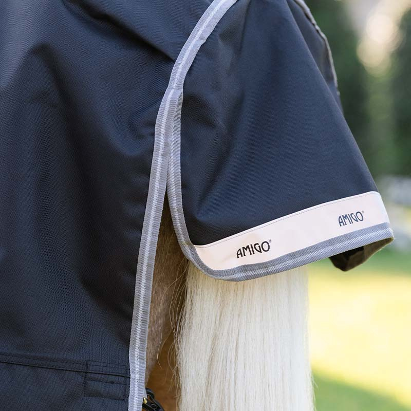 Couverture imperméable Amigo 1200D Plus Pony 0g Noir/Gris