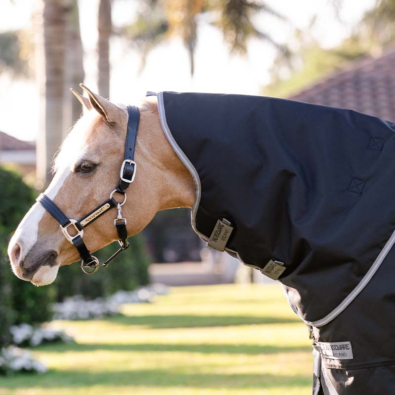 Couverture d'hiver Amigo 1200D Plus Pony 250g Noir/Gris