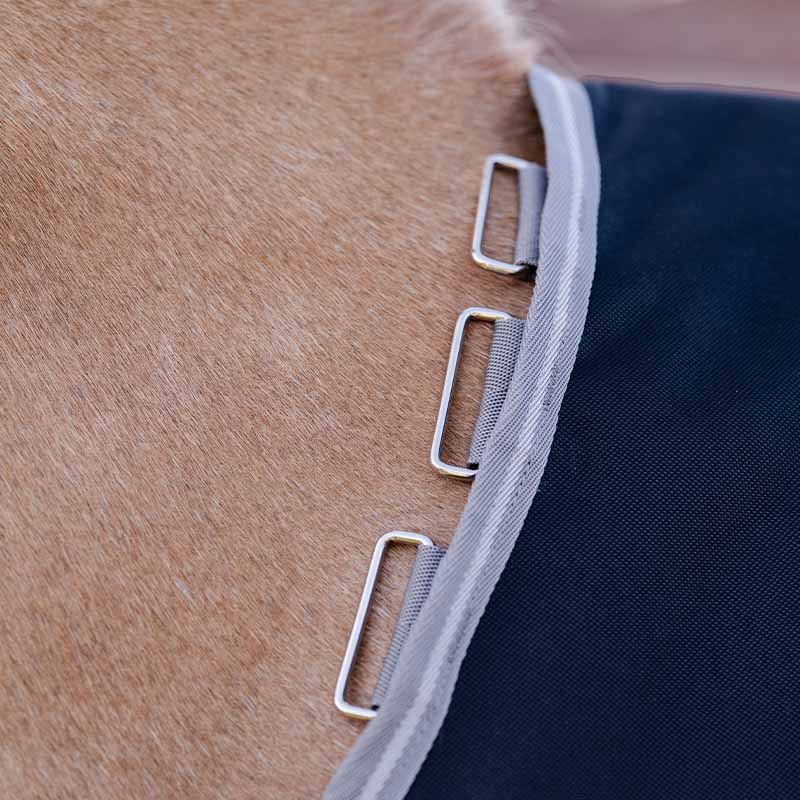 Couverture d'hiver Amigo 1200D Plus Pony 250g Noir/Gris