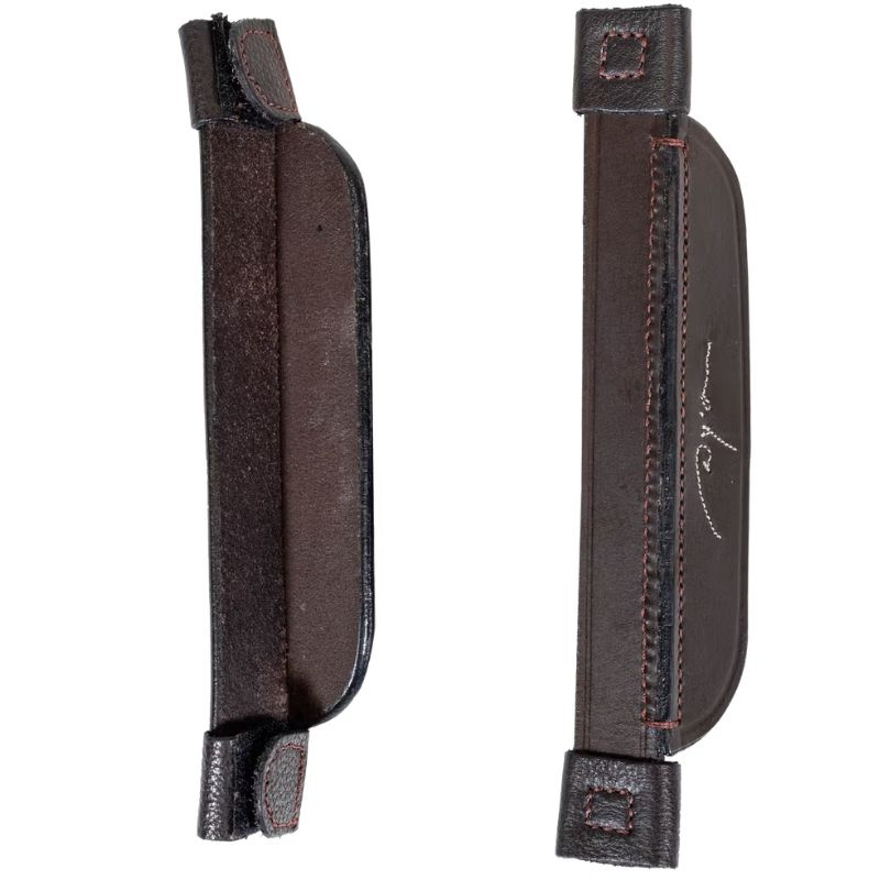 Blinkers Fancy Stitching Marron